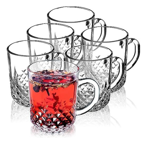 Juego De 6 Vasos Para Té, Café, Jugo, Zumo - Capacidad 230ml