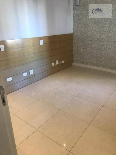 Apartamento Com 3 Dormitórios, Sendo 1 Suíte, À Venda, 110 M² Por R$ 850.000 - Jardim - Santo André/sp - Ap3494