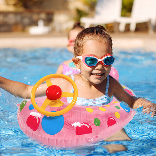 Flotadores De Piscina Con Forma De Yate Para Niños, Anillo D