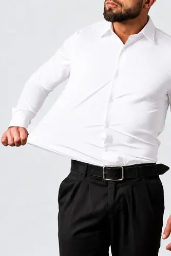 Fusion Modas Camisa Social Masculina Slim Com Elastano Premium Stretc