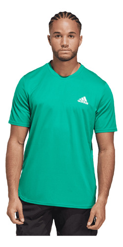 Playera adidas Fitness Designed For Movement Hombre Verde