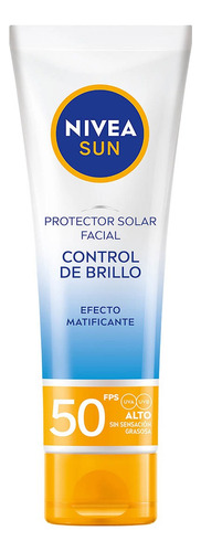 Protector Solar Facial Nivea Sun Fps 50, 50 Ml