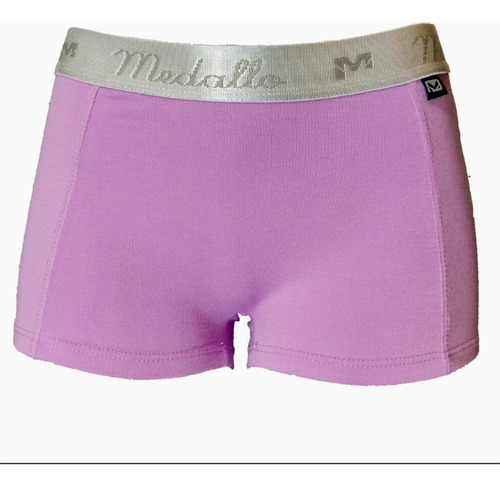 Panty Medallo Boxer Dama Algodon Pack X 6