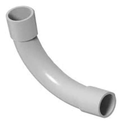 Curva Para Tubo Rígido Pvc 20mm Sistelectric Hdx 10 U