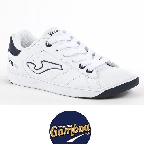 Tenis Escolar Blanco/azul Joma Ginkana Jr 704 ¡envío Gratis!