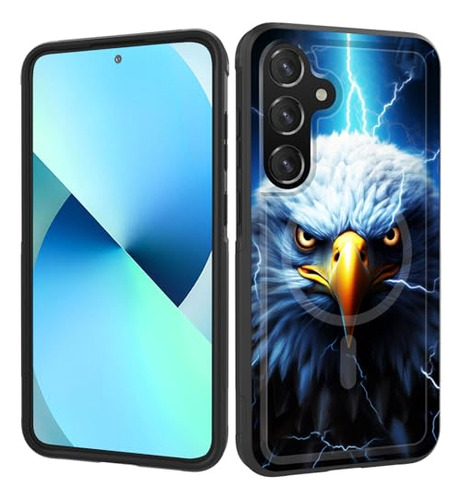 Funda Para Galaxy S24 5g Bald Eagle With Lightning 6.2 PuLG