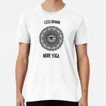 Comprar Remera Yoga Divertido Menos Drama Más Yoga Algodon Premium