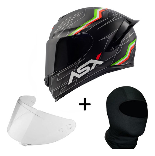 Capacete Moto Axxis Eagle Speed Preto