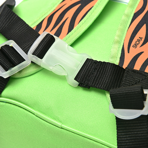 Mochila Infantil Skora Jardin 3d Ergonómica Resistente Color Naranja Diseño De La Tela Tigre