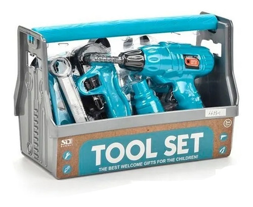 Imagen 2 de 2 de Set De Herramientas De Juguete Tool Set