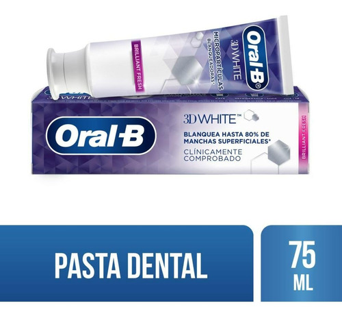 Pasta Dental Oral-b 3dwhite Brilliant Fresh 100 Grs