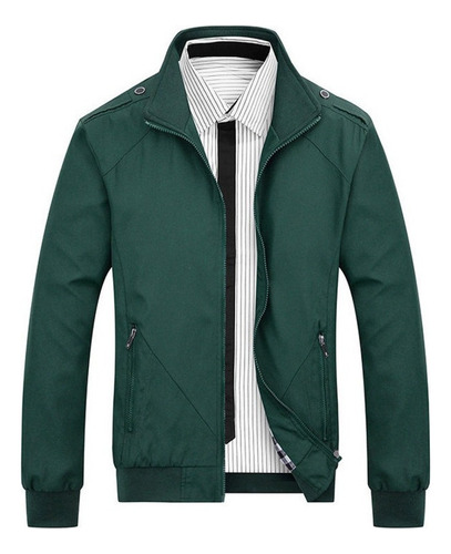 Chaqueta De Aviador Ligera Informal Para Hombre