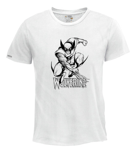 Camiseta Hombre Wolverine Logan Xmen Garras Pelicula Ink2