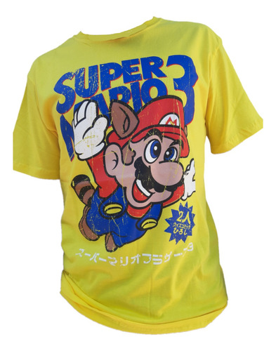 Remera Super Mario Bros 3 Nintendo