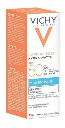 Vichy Hydra Matte F50 S/c 30g