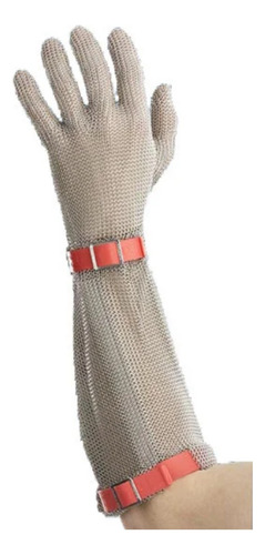 Luva Malha De Aço Inox Punho 19cm Ambidestra Euroflex