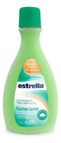Quita Esmalte Humect 100 Ml Estrella Perfumeria