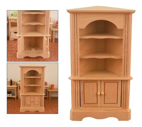 4 X 1/12 Scale Doll House Handcraft Vintage Classic Solid