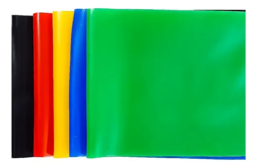 Kit 5 Mini Bands Con Bolso Resistente Fitness Ejercicio Otec Color Combo