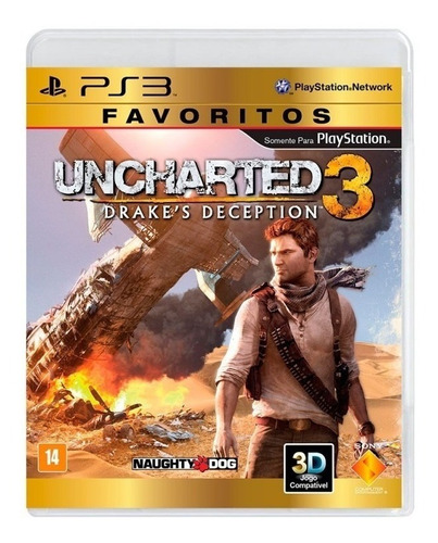 Uncharted 3 Drake's Deception Ps3 Português Blu-ray Original