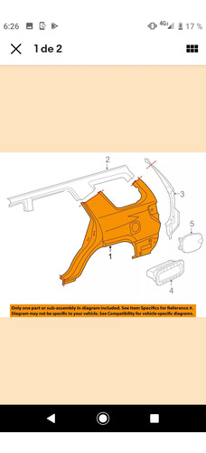 Guardafango Trasero Izquierdo Toyota 4runner 2013 A 28 Dias