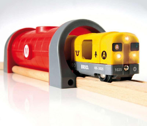 Juego De Juguetes De Tren De Madera Brio World 33052 Deluxe