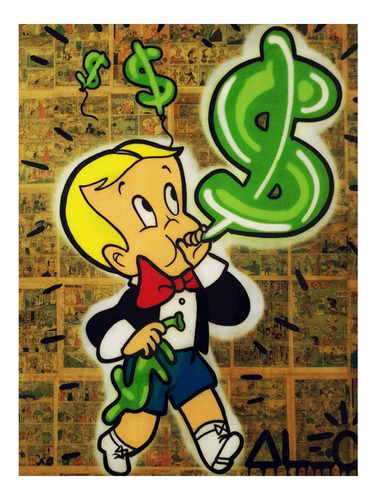 Poster Grafite 60cmx80cm Arte Urbana Alec Monopoly $$