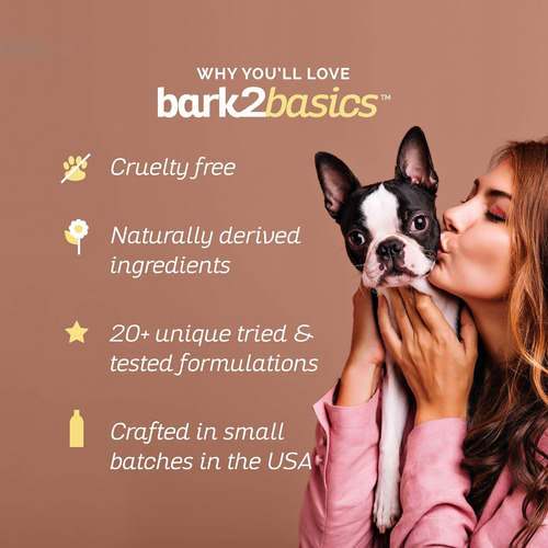Champú De Avena P/ Perros Bark 2 Basics 1 Galón Hidratante Coco