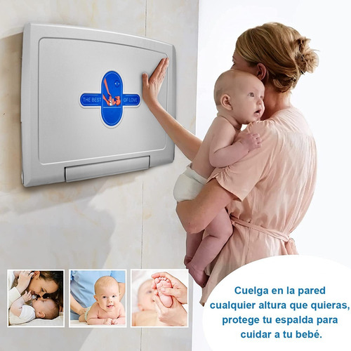 Monanito X1001 Cambiador De Pañales Horizontal Bebe Plegable