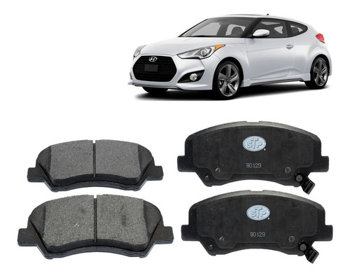 Pastillas Freno Delanteras Para  Veloster 1.6 2011-17