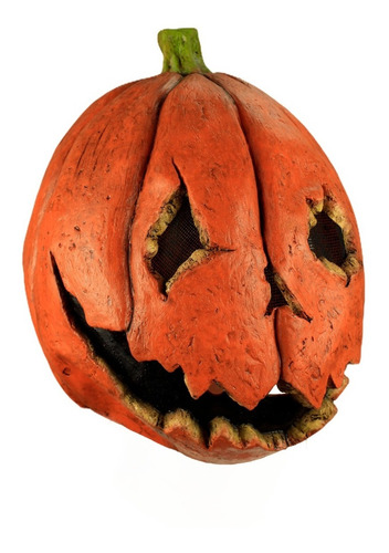 Imagen 3 de 5 de Máscara De Látex Last Night Pumpkin Calabaza Halloween
