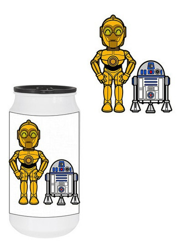 Termo Lata Aluminio Star Wars U 355ml