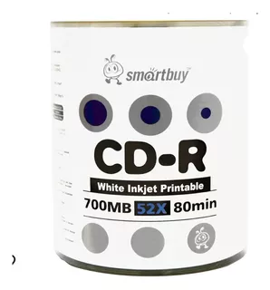 Cd-r Smartbuy Imprimible 700mb 52x 80min