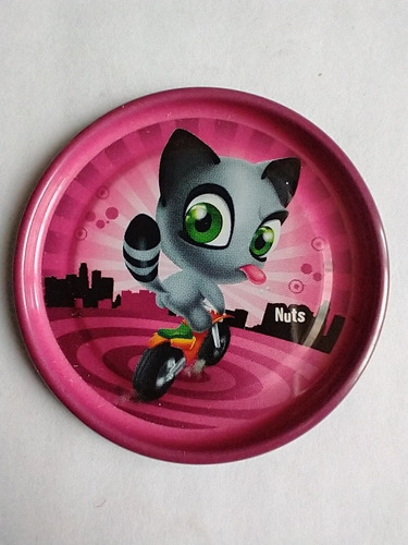 Tazos 2011 Funki Punky Extremo Metalix #13 Nuts (Usado)