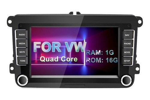 7'' 2din Android 10.0 Estéreo Mp5 Del Coche For Vw/seat
