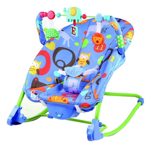 Cadeira de balanço para bebê Baby Style Repouseira amigos do bosque