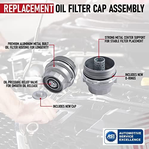 Conjunto De Tapa De Filtro De Aceite De Motor - Reemplaza, C