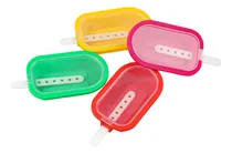 Comprar 4 Moldes De Helado Con Tapa Para Helado De Helado