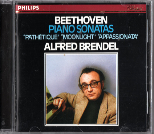 Cd Beethoven Piano Sonatas Pathétique Alfred Brendel (Usado)