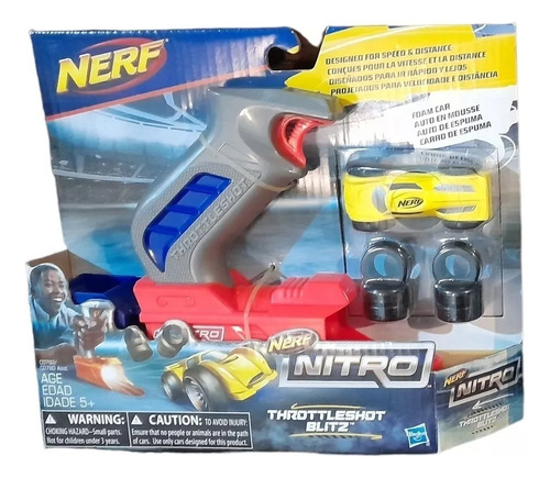 Lanzador Nerf Nitro Throttleshot Blitz Hasbro Nuevo 