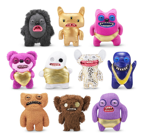 Fuggler Gold Fuggs Grog De Seto Funny Ugly Monster Zuru Gris