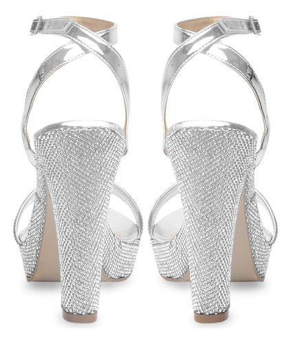 Sandalia Raquel Color Plata D17110001612