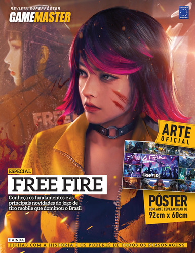 Superpôster Game Master - Free Fire, de a Europa. Editora Europa Ltda., capa mole em português, 2020