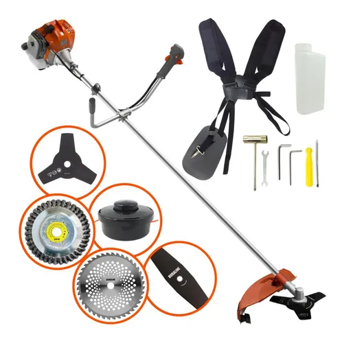 comprar Roçadeira Lateral Gasolina Tekna Rl520ac 2hp 52cc 2t 5 Em 1