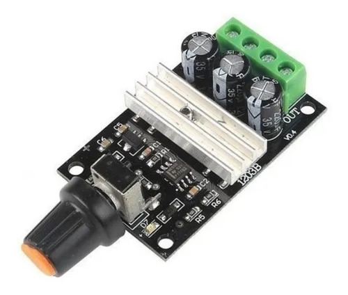 Control De Velocidad Para Motores Regulador 6v-28v 3a Cc Pwm