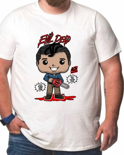 Remeras Talles Especiales De Hombres Con Evil Dead - 7258