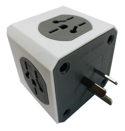 Enchufe Adaptador Cubo 5 Tomas 3 Patas 10amp