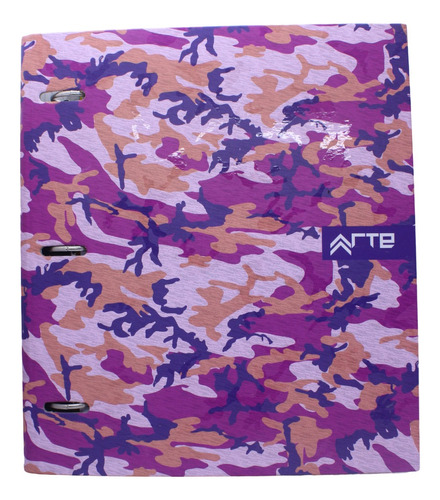 Carpeta A4 Arte Militar Violeta Repuesto 120hj Raya Separado