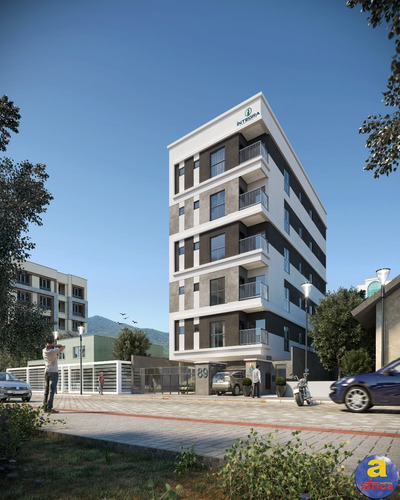 Imagem 1 de 7 de Ótimo Apartamento Flat, Com Vaga De Garagem No Perequê Em Porto Belo/sc - Imobiliária África - Ap00882 - 70398358