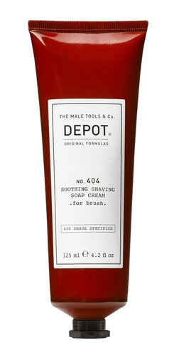 Jabón De Afeitar En Crema Calmante N°404, Depot, 125ml.